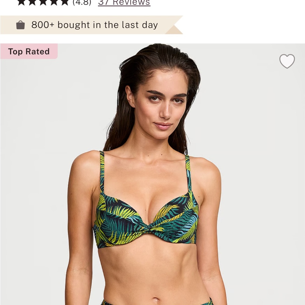 LIKE NEW VS Swim Push Up Bikini Set - Picture 5 of 6